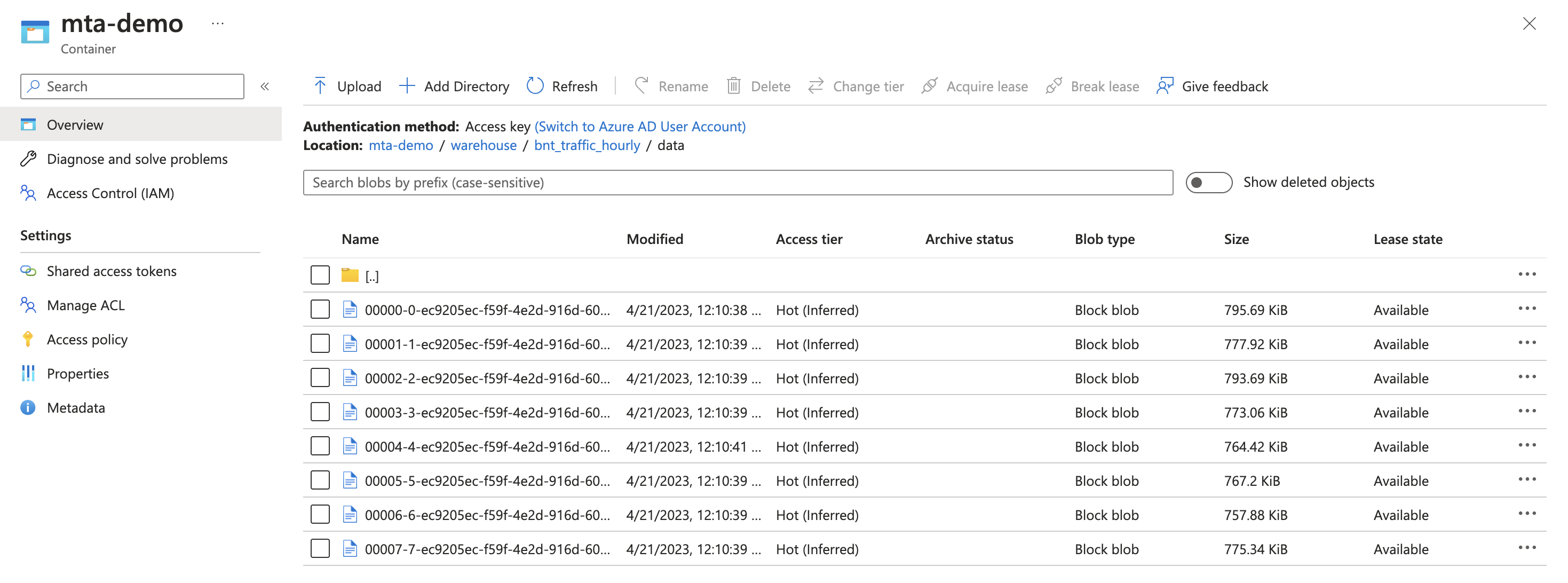 azure iceberg data